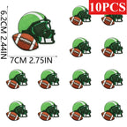 10/12PCS  Wholesale Embroidery Patches Rugby for Clothing