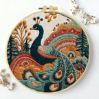 Peacock Embroidery Starter Kit