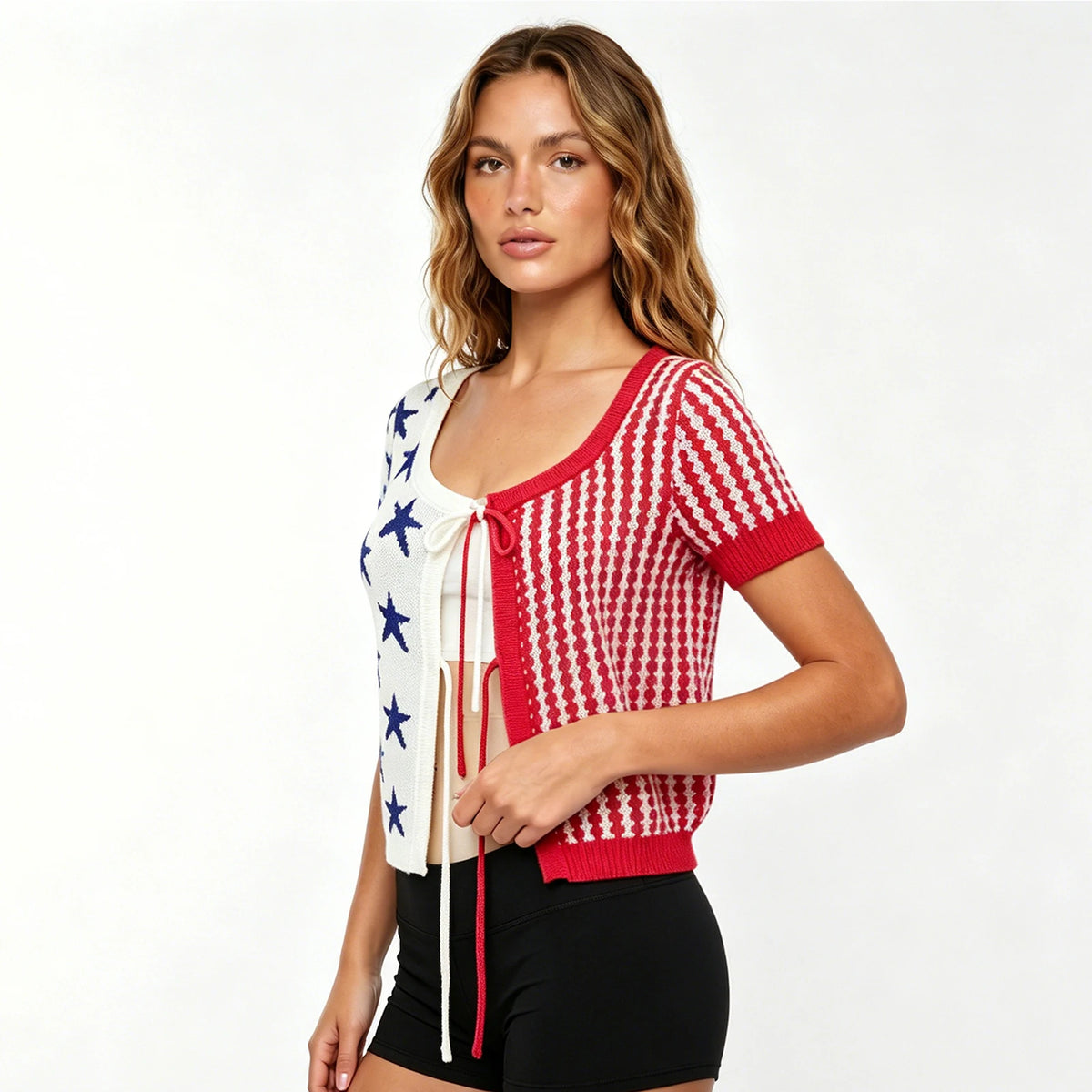 Knit Tops USA Star Stripe Pattern