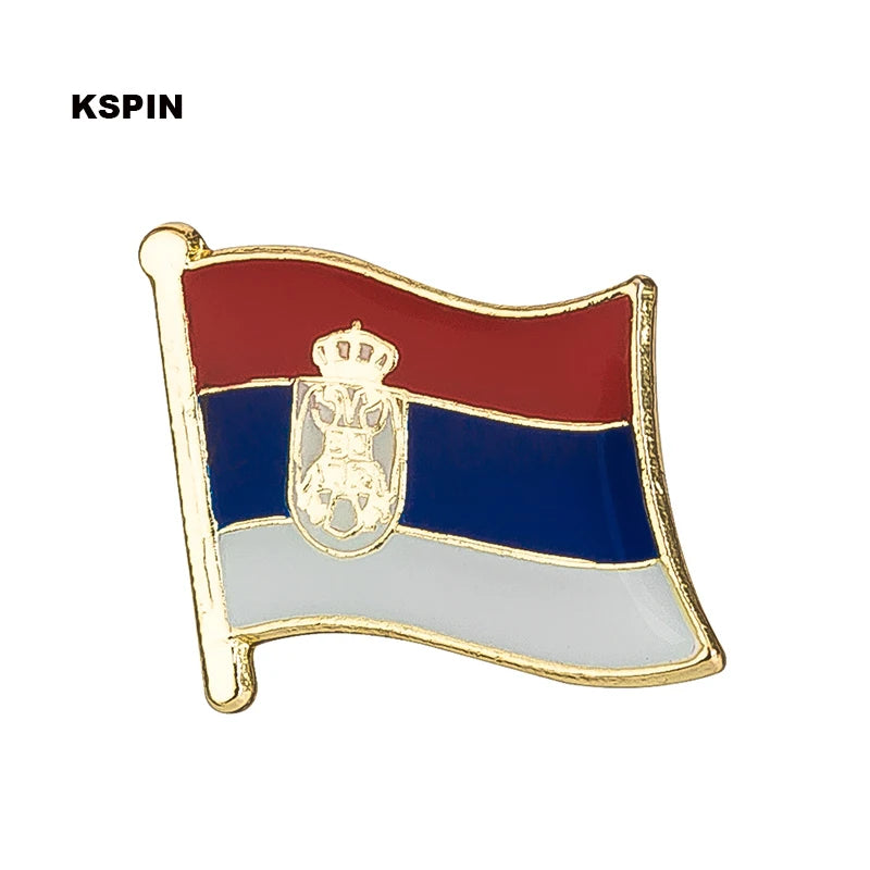 Serbia Flag Pin