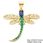 Gold Plated Handmade Colorful Star Of David Charms