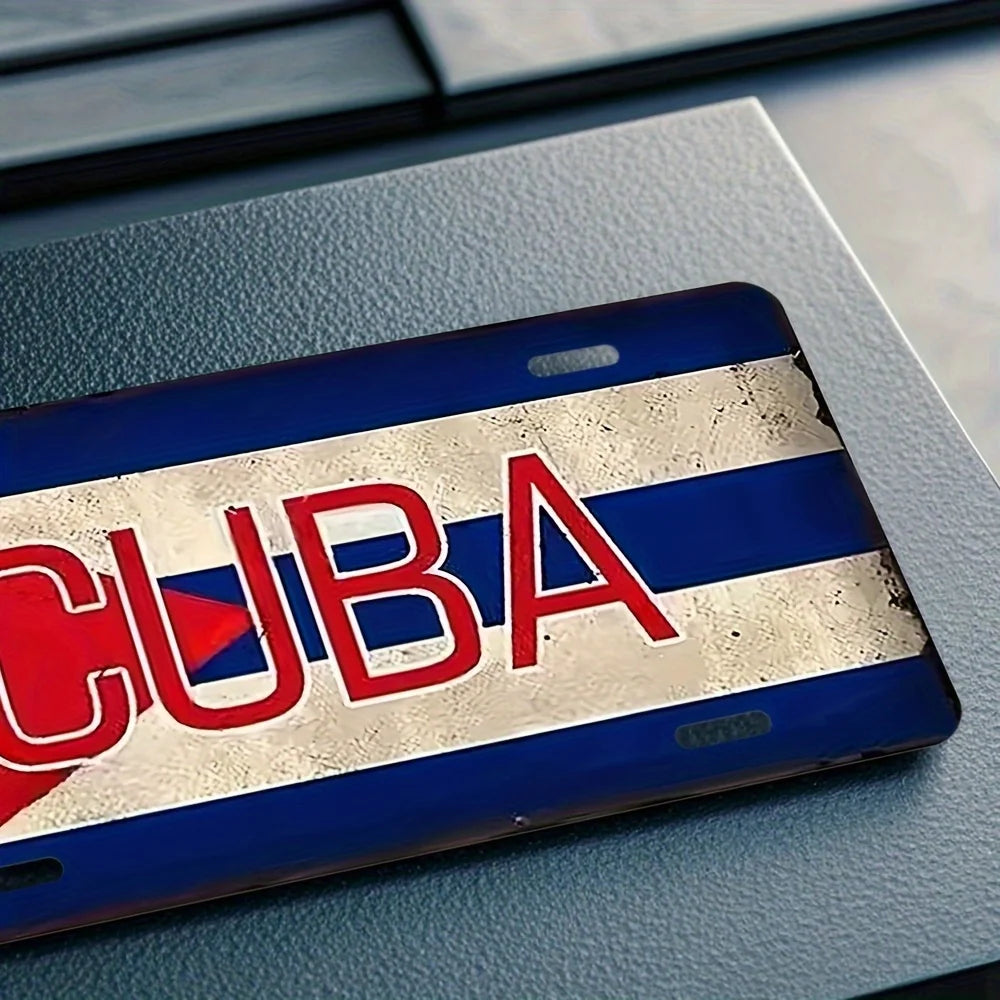 Cuban License Plate