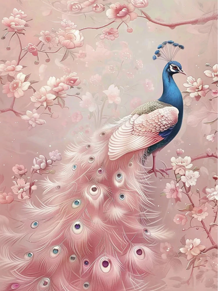 Peacock Diamond Art Kit