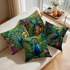 Peacock Cushions Pillowcase