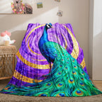Peacock Throw Blanket