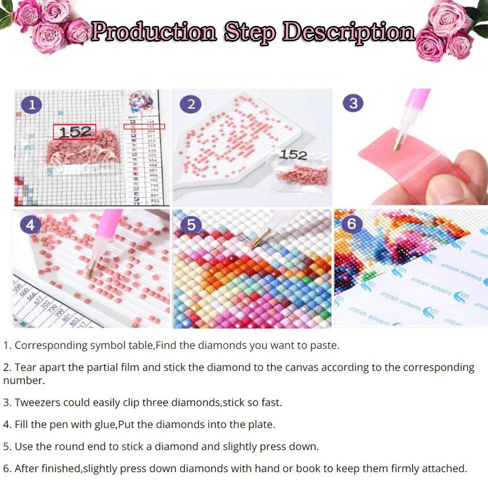 Beautiful Peacock Flowers Kit