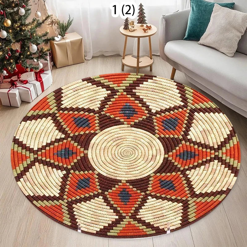 Geometric Woven Rug