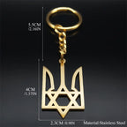 Ukraine Fashion Pendant Keychain