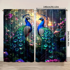 Peacock Garden Curtains