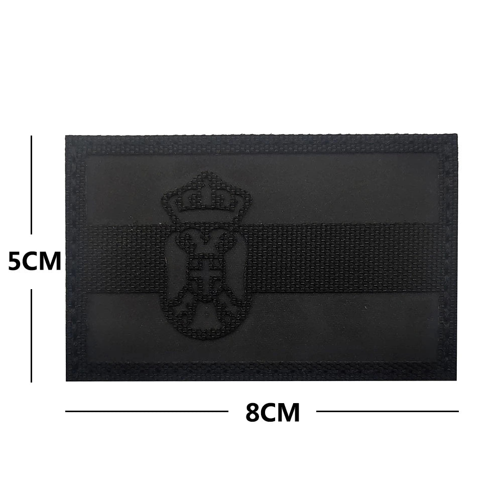 Serbian Flag Patch