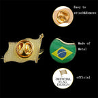 Brazil Pin Badges