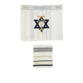 Menorah Tallit Jewish Talit Scarf