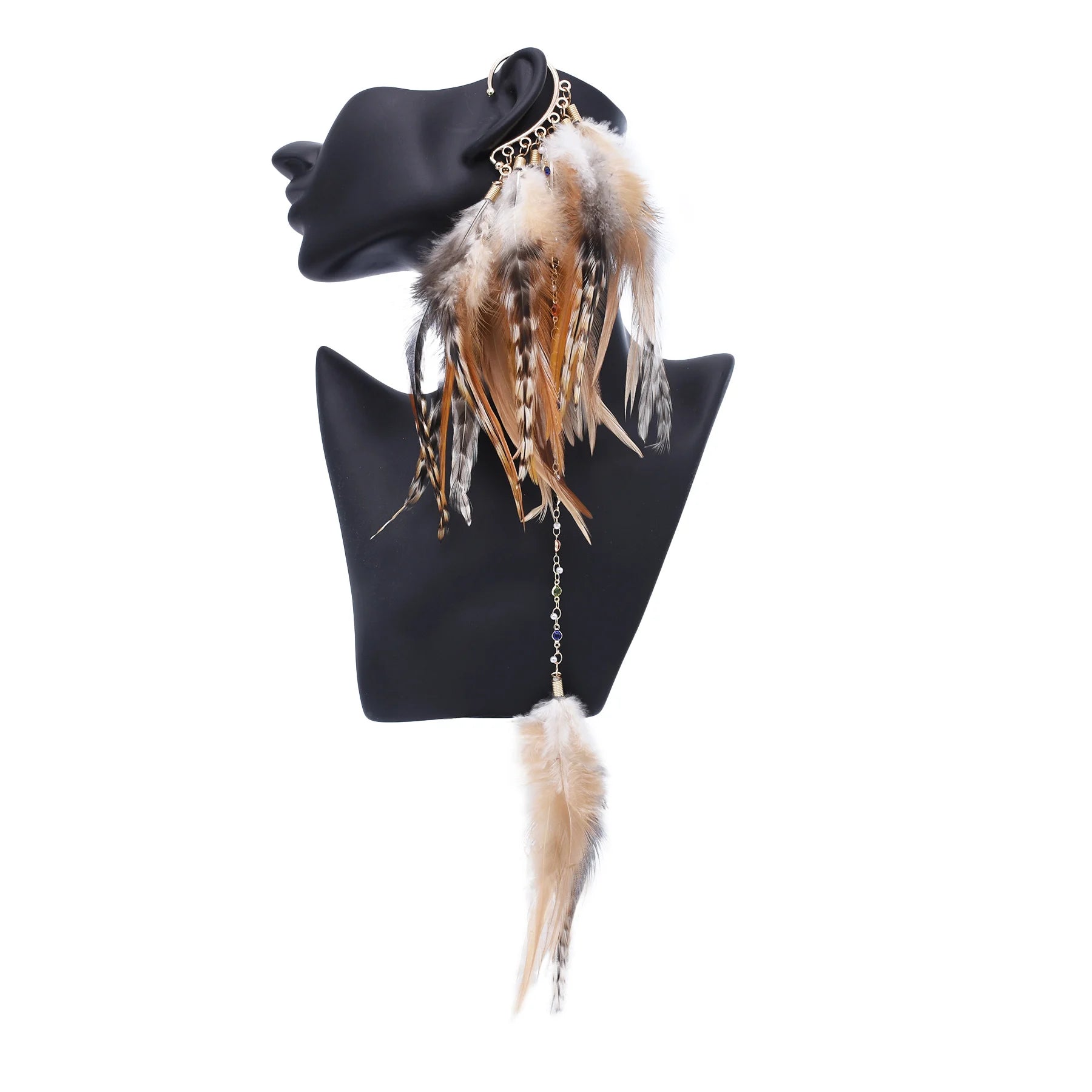 Bohemian Ethnic Style Feather Drop Earrings