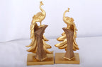 Peacock Decor Statue Sculpture
