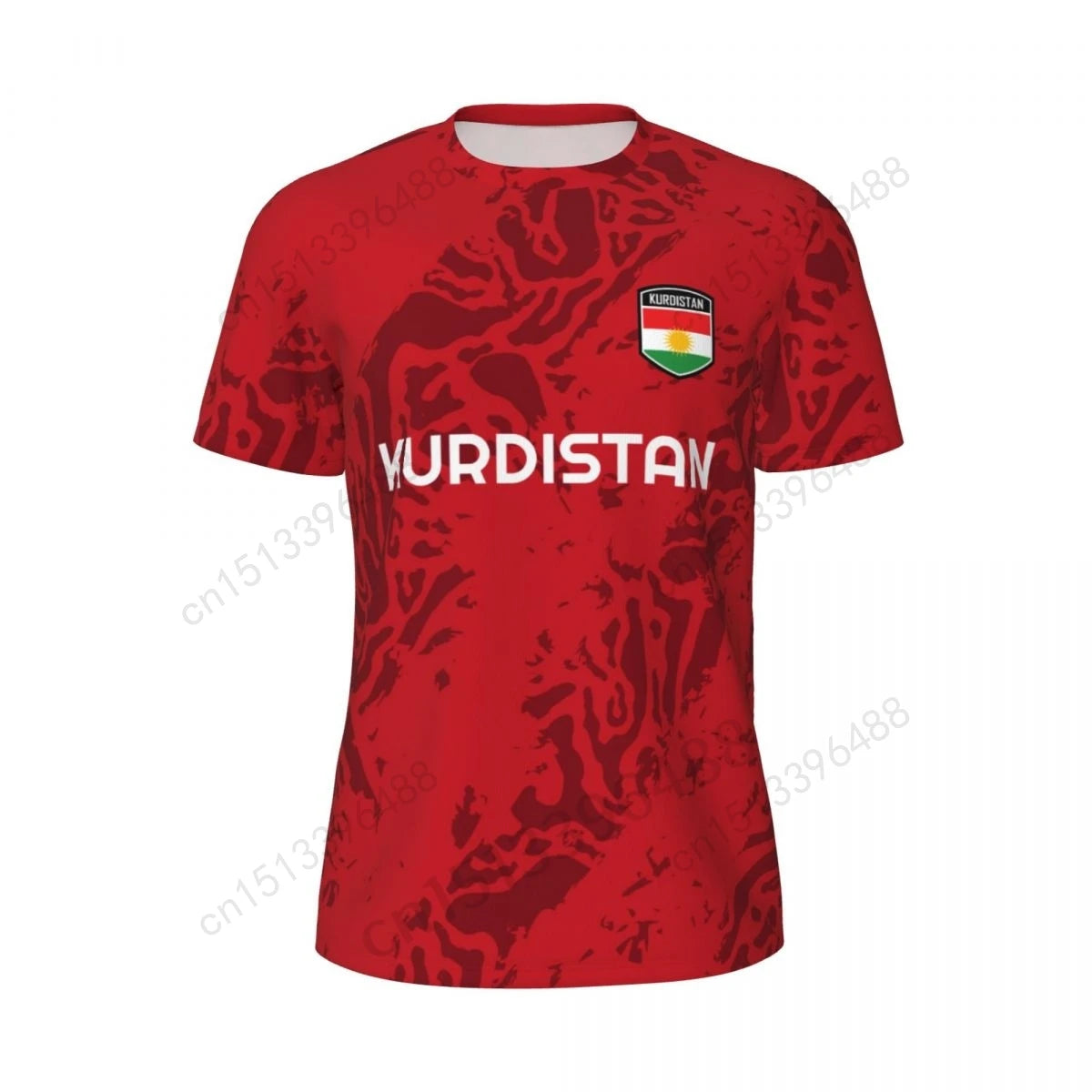 Kurdistan Flag 3D Printed T Shirt