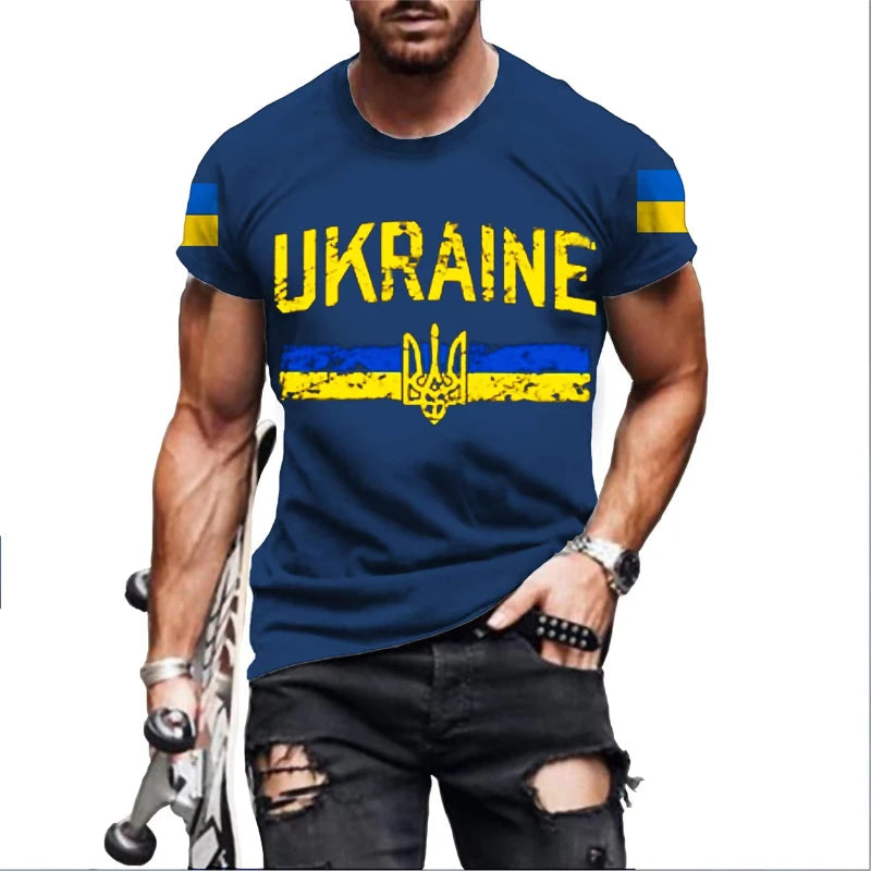 Ukrainian Flag 3D T Shirt