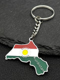 Kurdistan Region Map Necklace