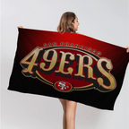 San Francisco 49er Team Big Microfiber Beach Towels