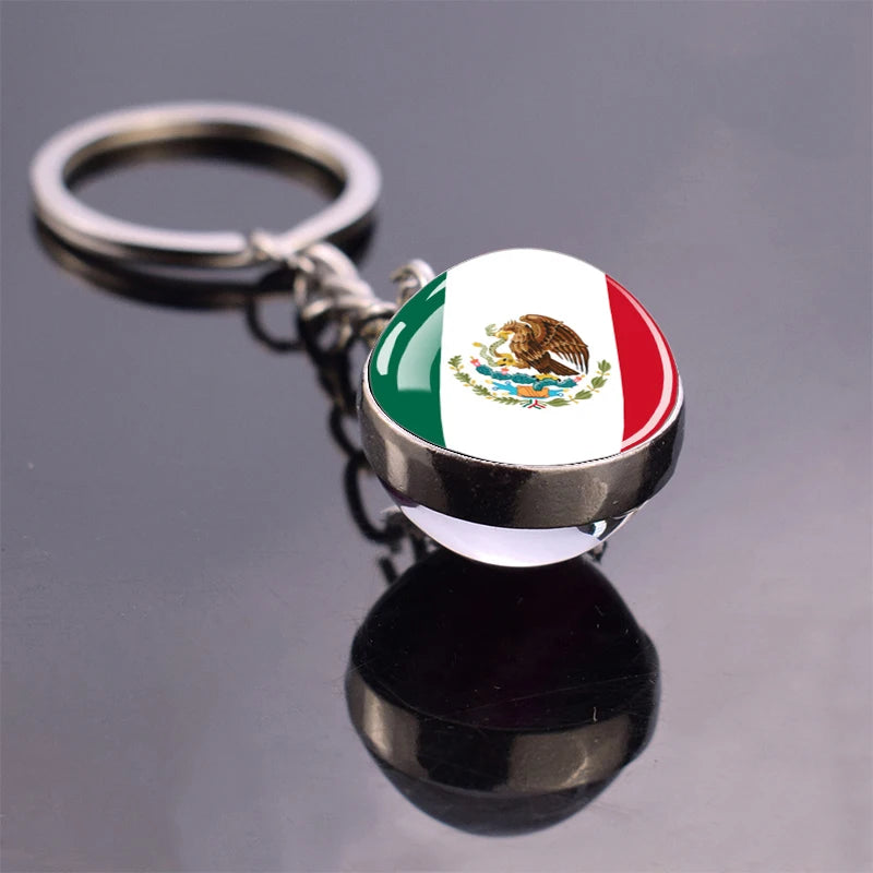 Mexico Flag Keychain
