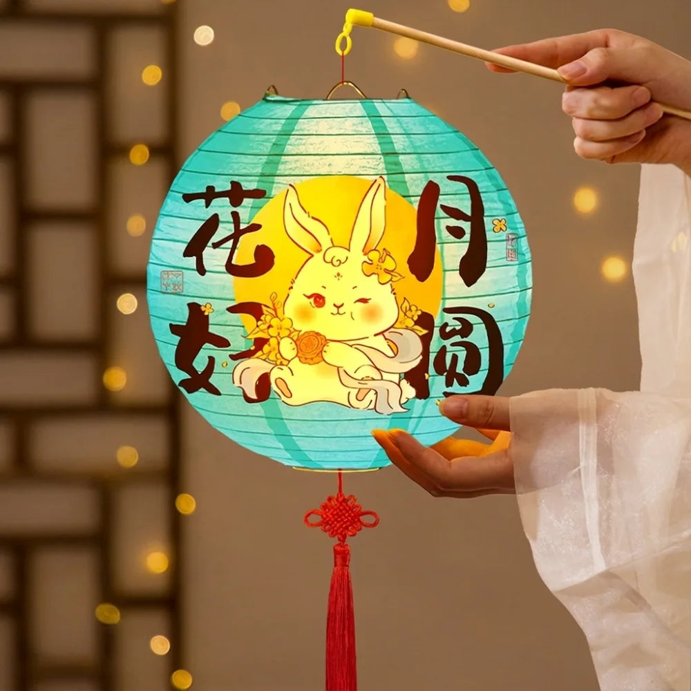 Folding Mid-Autumn Paper Lanterns Luminous Decor