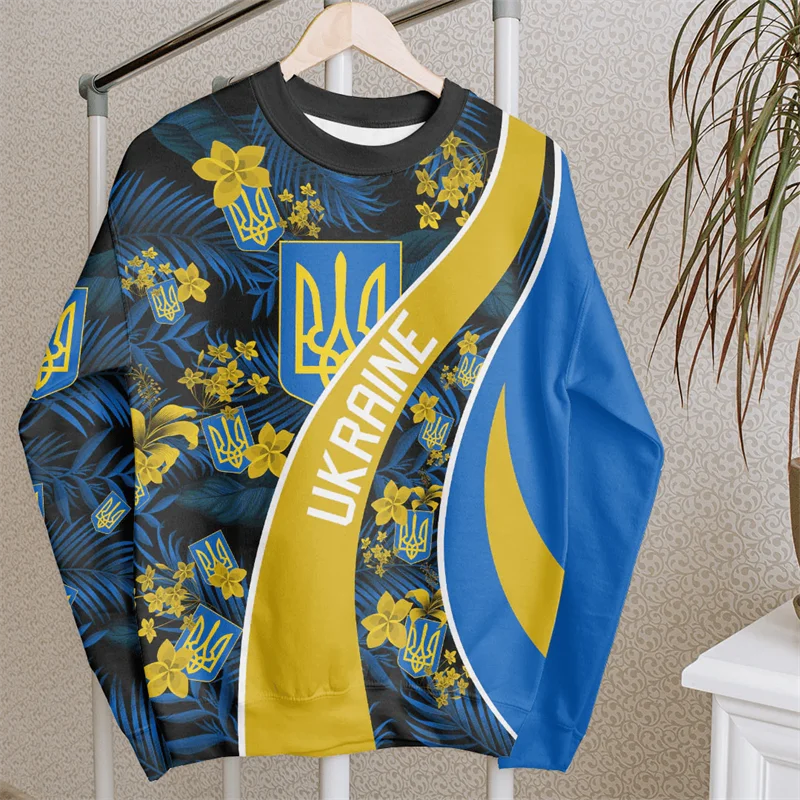 Ukraine Flag 3d Printed Sweatshirts