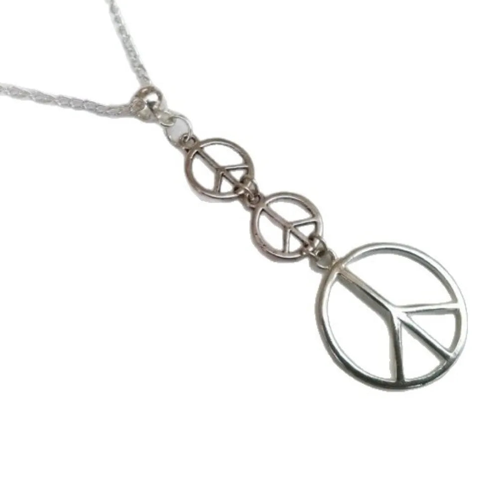 Peace Symbol Pendant Necklace