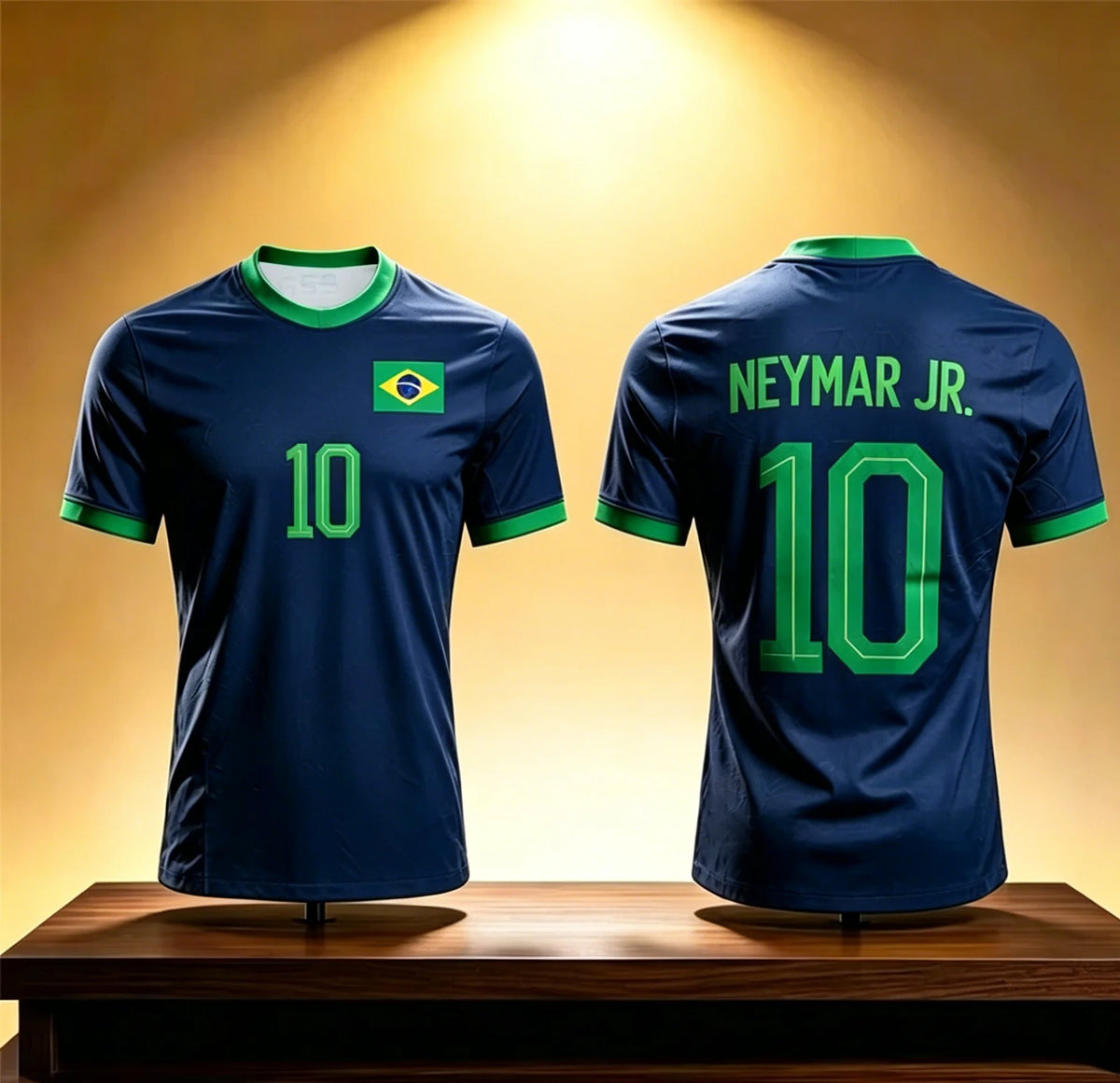 Brazil Neymar Soccer Jersey Tee