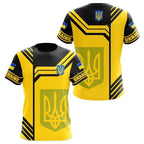 Ukraine Flag Camo Printed 3D