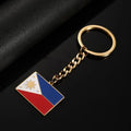 Stainless Steel Philippines Map Keychain