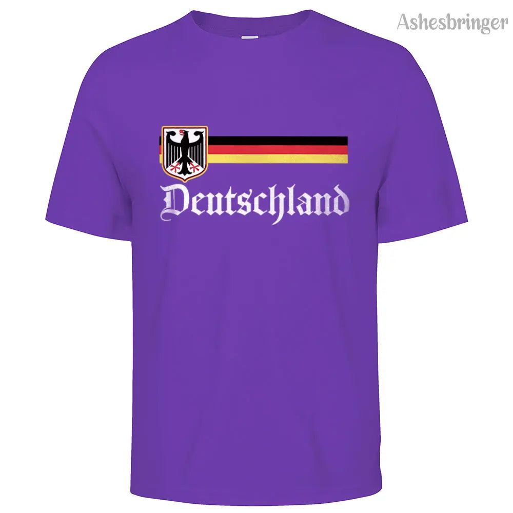 Cotton Germany Flag T Shirt