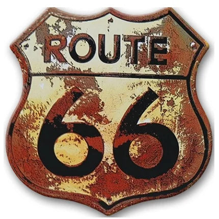 Route 66 America Signs Vintage Metal