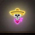 Devil Skull Neon Sign