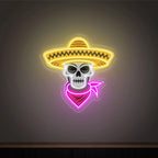 Devil Skull Neon Sign