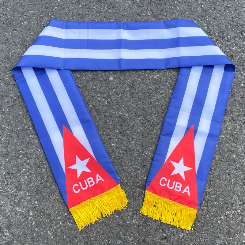 Cuba Flag Scarf