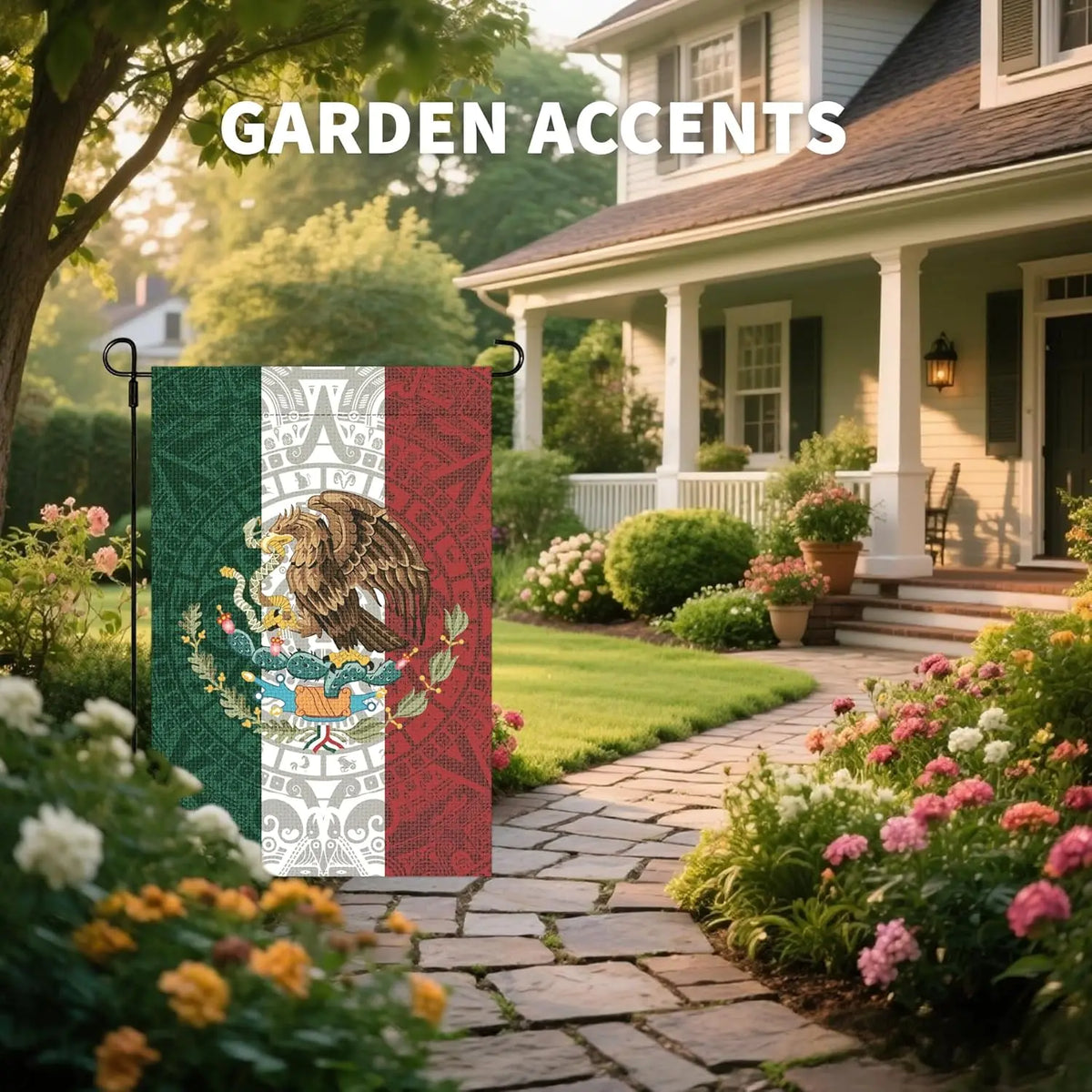 Mexico Garden Flag