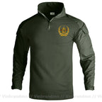 Afghan Flag Design Men's Long Sleeve Combat Uniform