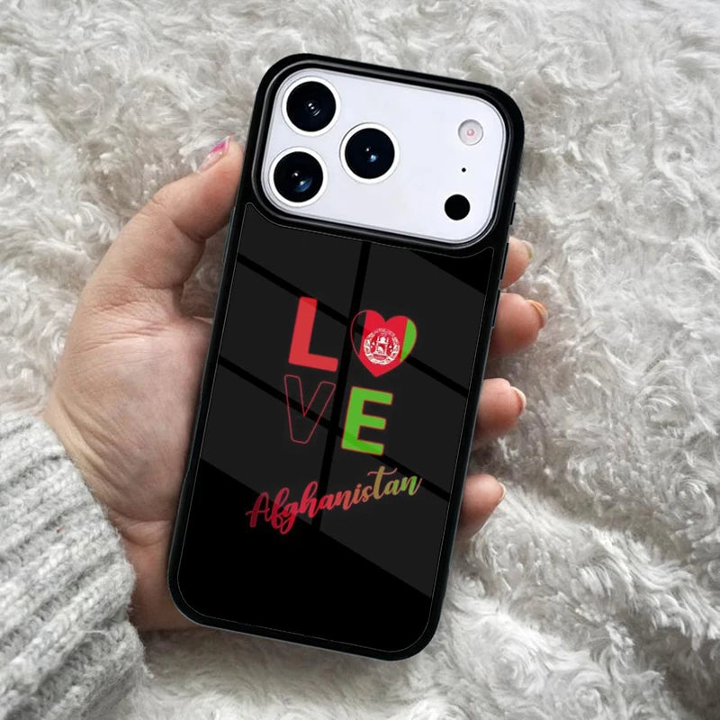 Afghan Flag soft Phone Case For iPhone