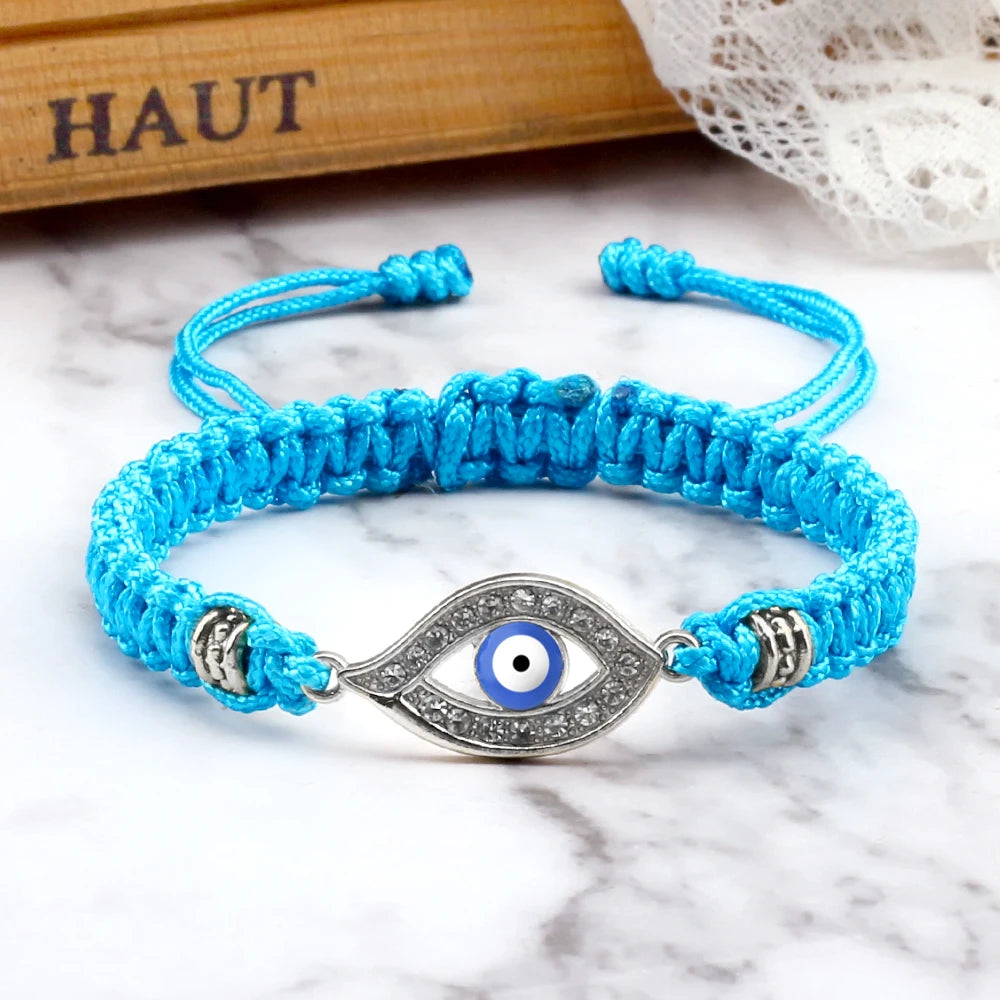 Braided Evil Eye Bracelet