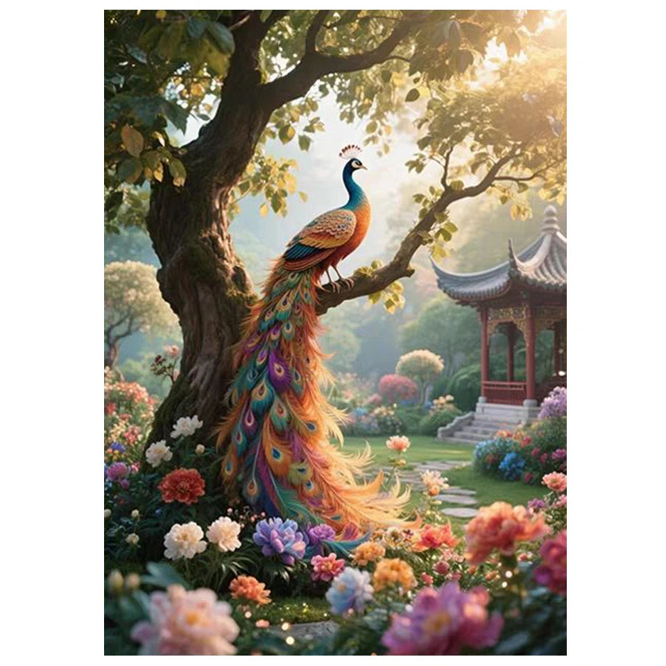 Peacock Diamond Embroidery