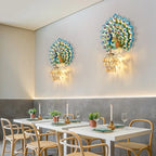 Creative Peacock Wall Lamp