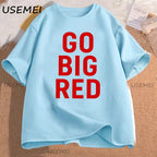 Go Big Red T Shirt Football