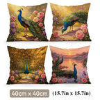 Peacock Pillowcase Decor