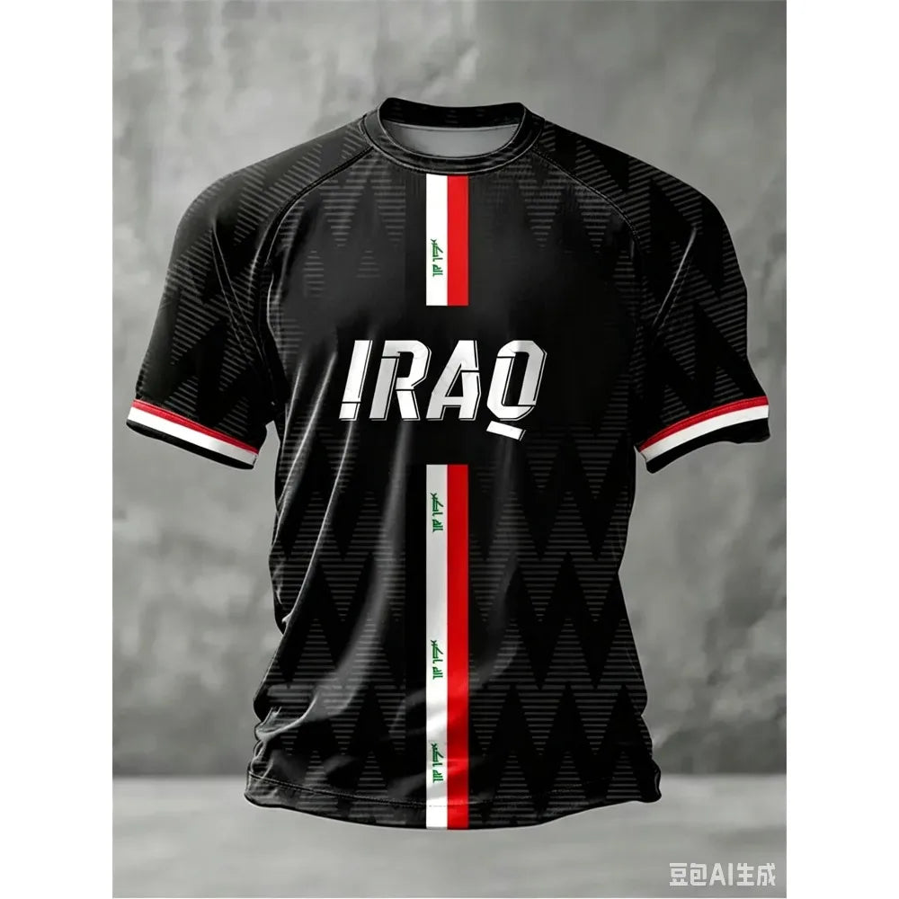 Iraq Men Football Fan T-shirt