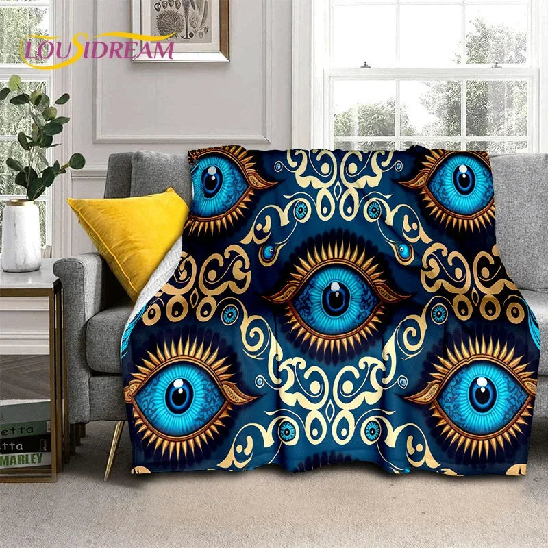 3D Evil Eye Blanket