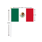 Mexico Hand Flags Lot