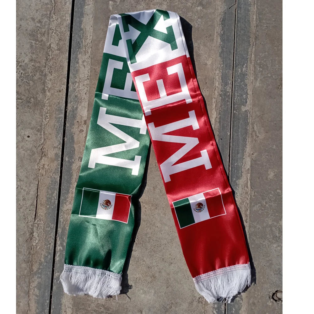 Mexico Flag Scarf