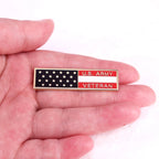 Army Veteran Badge Hard Enamel Pin Brooch