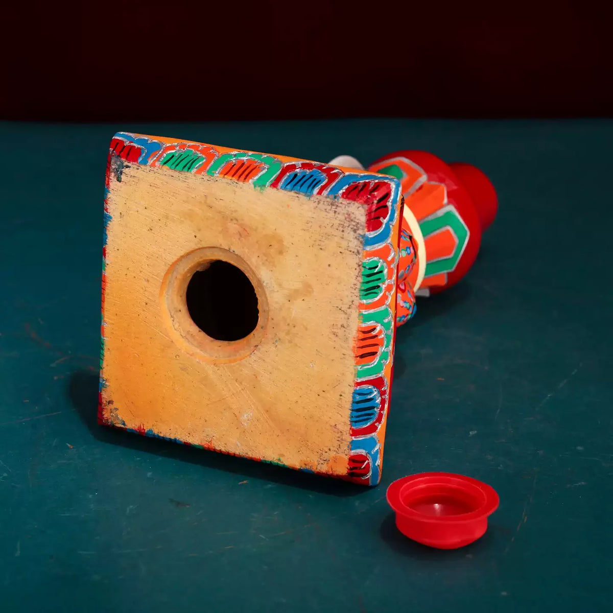 Nepali Resin Painted Dharma Doma Statue