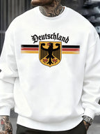 Deutschland National Emblem Printed Sweatshirt