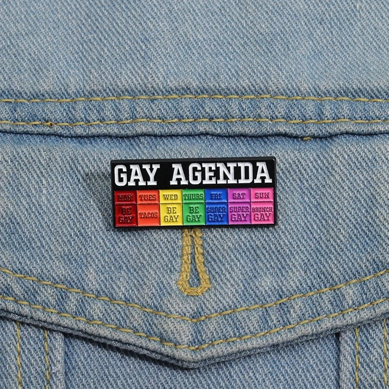 LGBT Rainbow Enamel Pins Pride
